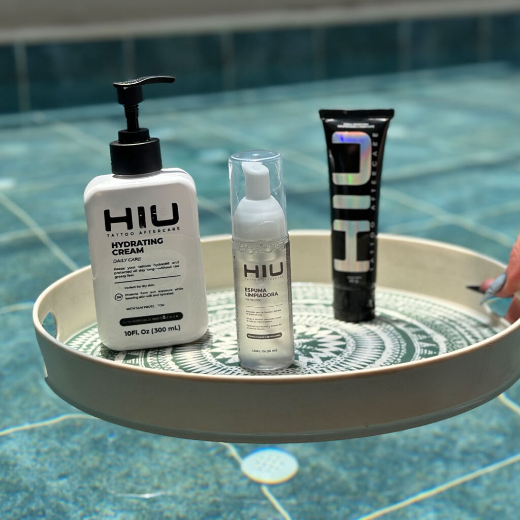 Kit 4 Productos Cuidado Tatuajes Cremas Jabones