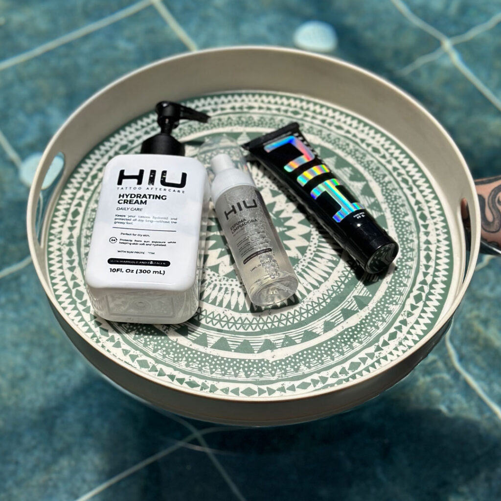 Kit 5 Productos Cuidado Tatuajes Cremas Jabones